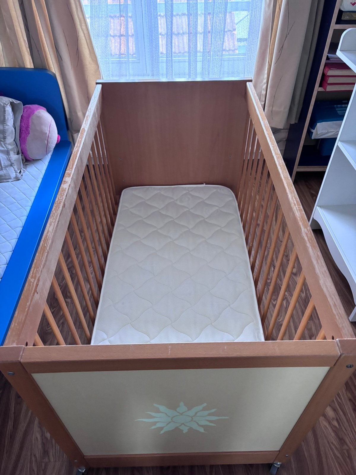 Babybed gratis, Kinderen en Baby's, Ophalen, Gebruikt, Ledikant