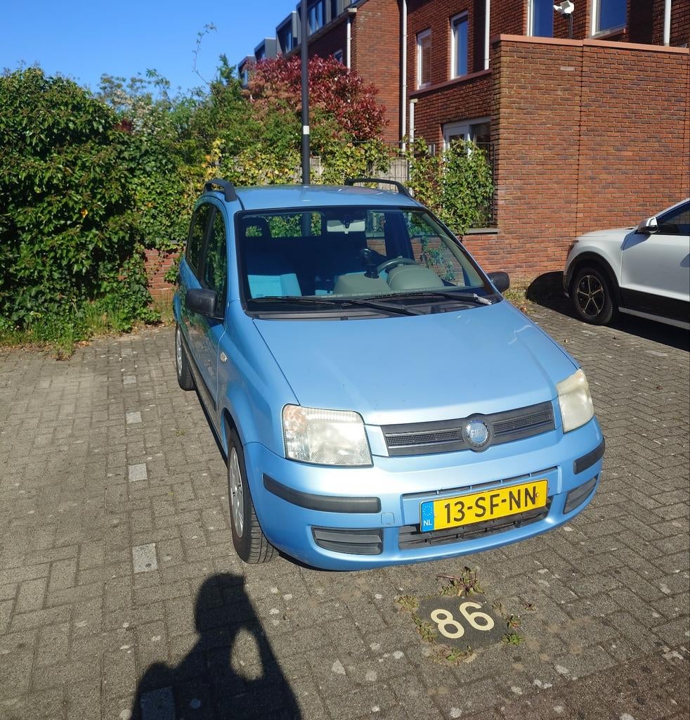 Fiat Panda 1.2 Dualogic 2006 Blauw, Auto's, Fiat, Stof, 840 kg, Origineel Nederlands, 19 km/l