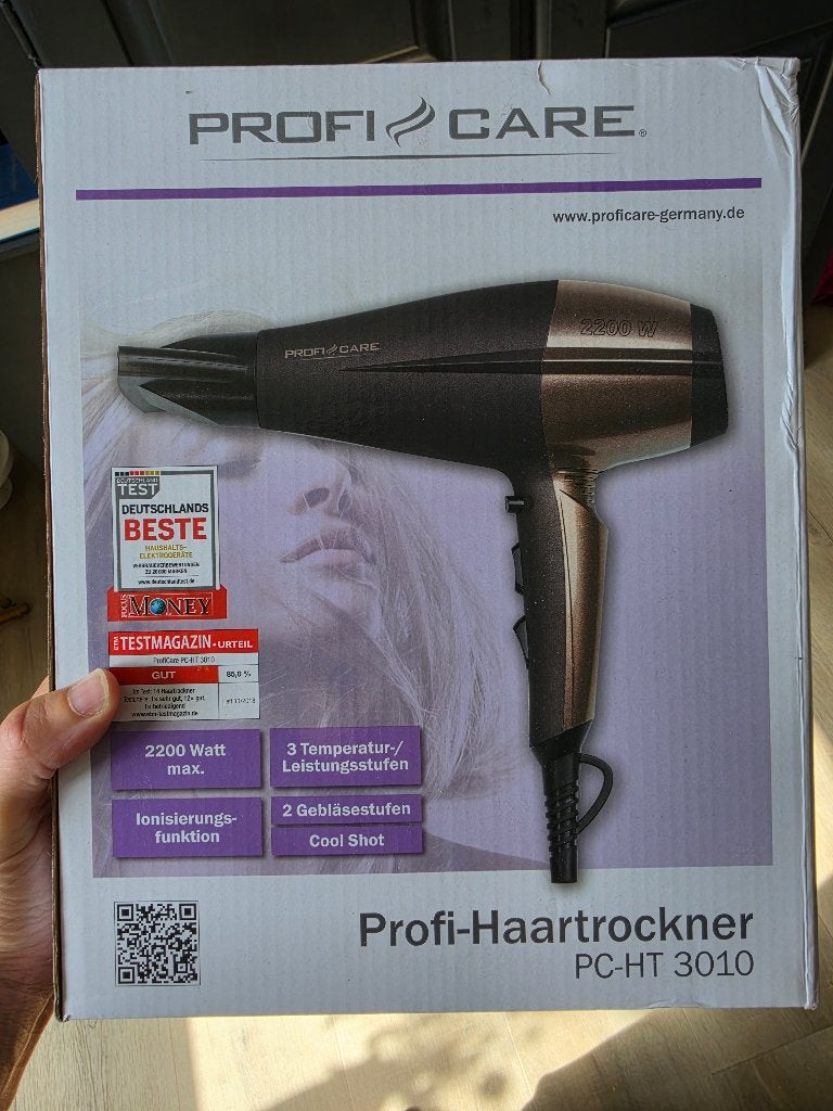 Föhn NIEUW (proficare), Ophalen of Verzenden, Nieuw, Haarverzorging