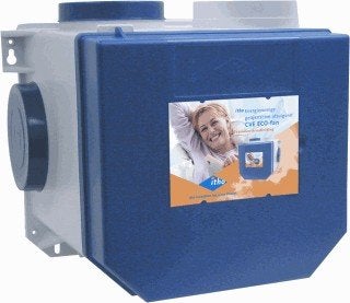 itho cve eco fan 2 Afzuiger met 4 nieuwe lucht ventielen, Ophalen of Verzenden, Zo goed als nieuw, Ventilator en Afzuiger