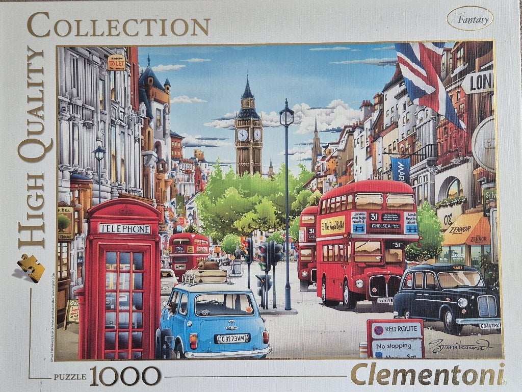 Legpuzzel 1000 stukjes, Ophalen of Verzenden, 500 t/m 1500 stukjes, Zo goed als nieuw, Legpuzzel