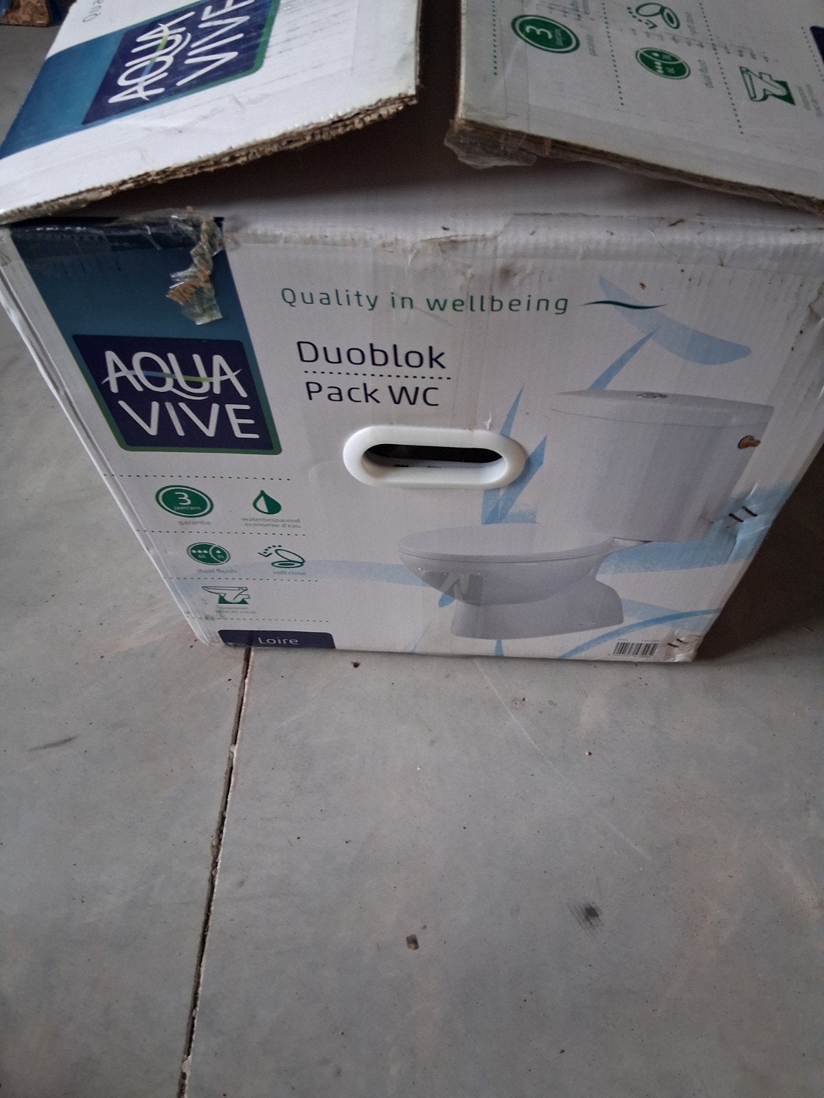 Aqua Vive Duoblok Pack WC - Nieuw in doos, Ophalen of Verzenden, Nieuw, Toilet