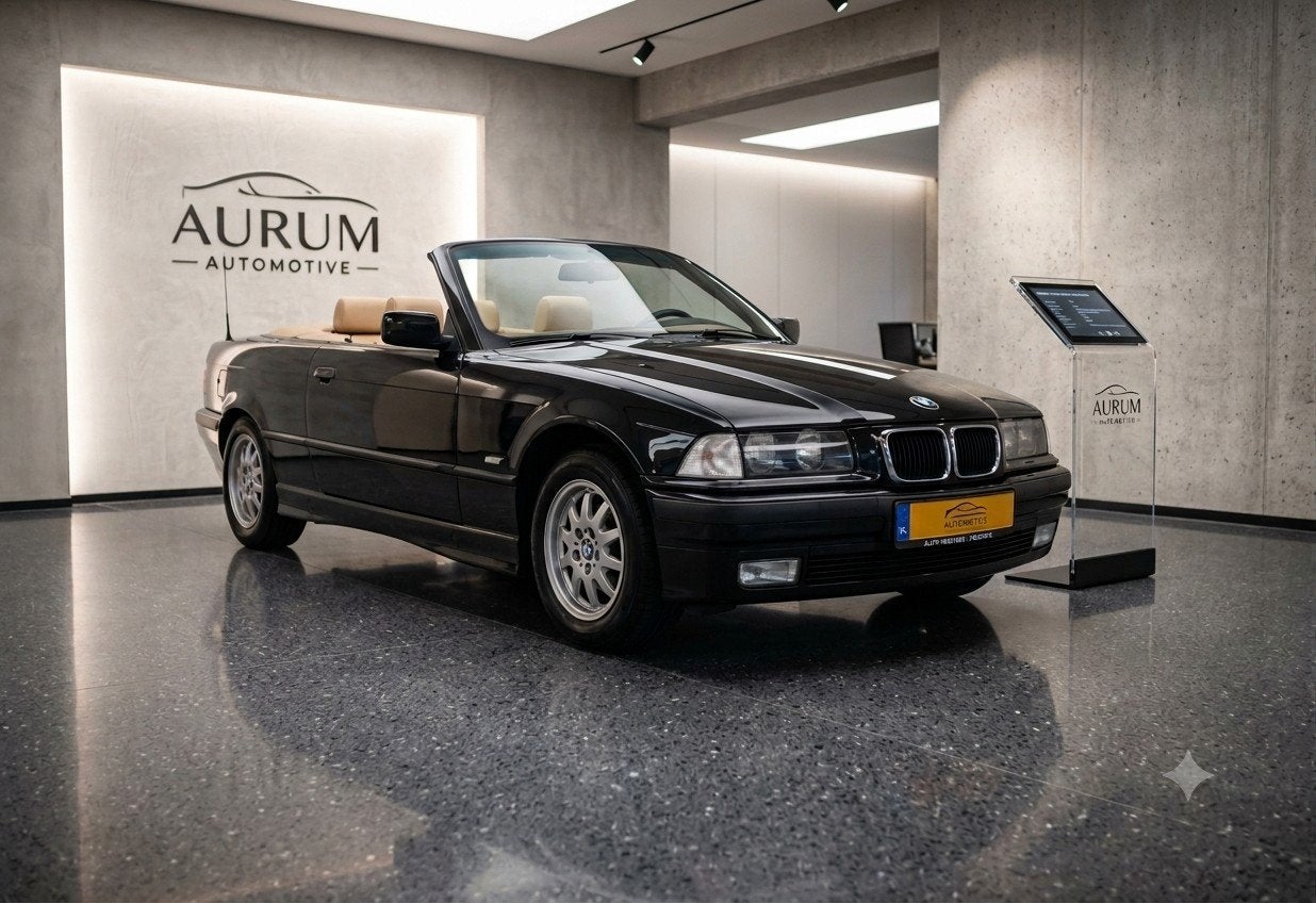BMW 3-Serie 1.8 1998, Auto's, BMW, Automaat, 967 kg, Beige, Blauw