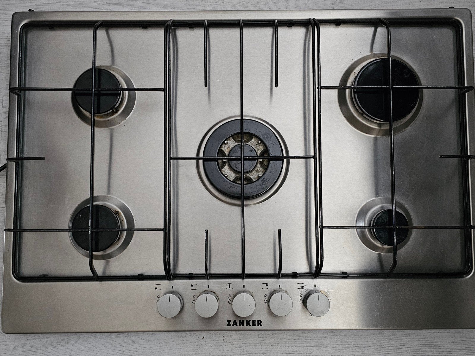 Zanker gaskookplaat inbouw, Ophalen, Gebruikt, Inbouw, Gas