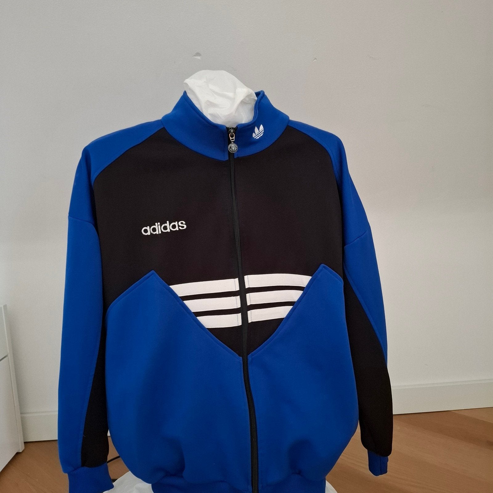 Origineel Adidas Vintage Trainingspak, Kleding | Heren, Maat 52/54 (L), Blauw, Ophalen of Verzenden, Adidas
