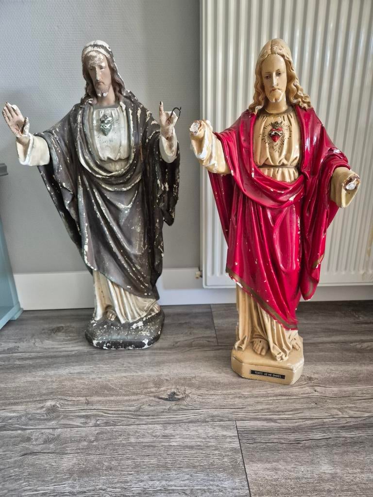 Set heilige beelden, Antiek en Kunst, Antiek | Religie, Ophalen