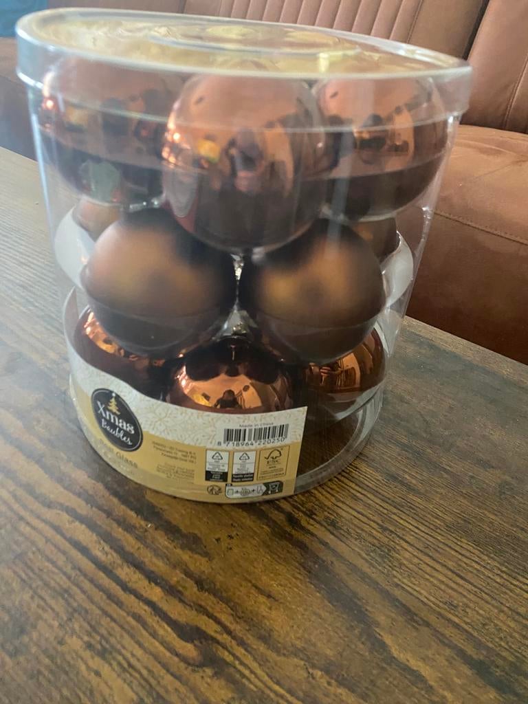 Kerst ballen, Huis en Inrichting, Woonaccessoires | Stolpen, Ophalen, Zo goed als nieuw