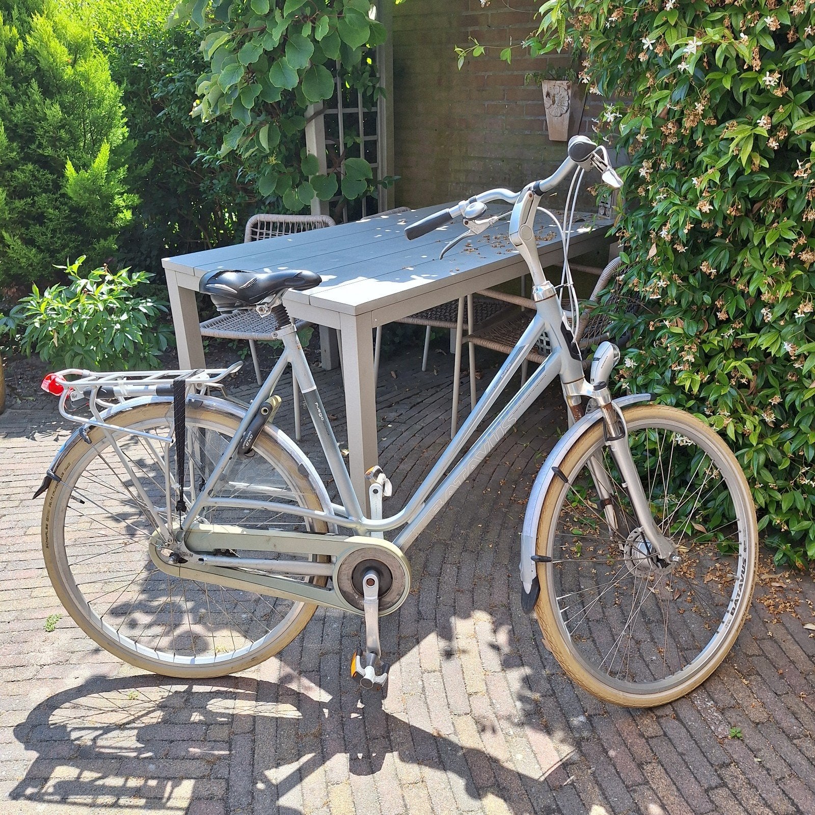 Batavus fuego damesfiets 61 cm, 59 cm of meer, Ophalen, Gebruikt, Batavus