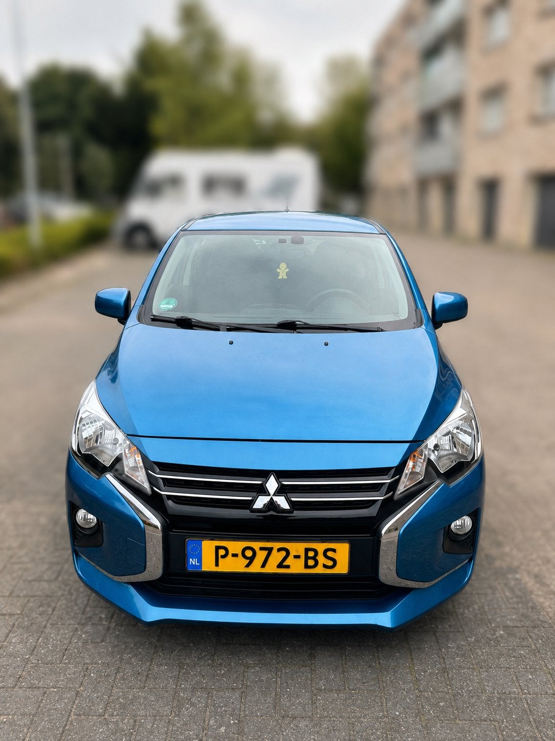 Mitsubishi Space Star 1.2 Mivec Cleartec As&g 71pk 2022, Voorwielaandrijving, Stof, 850 kg, Blauw