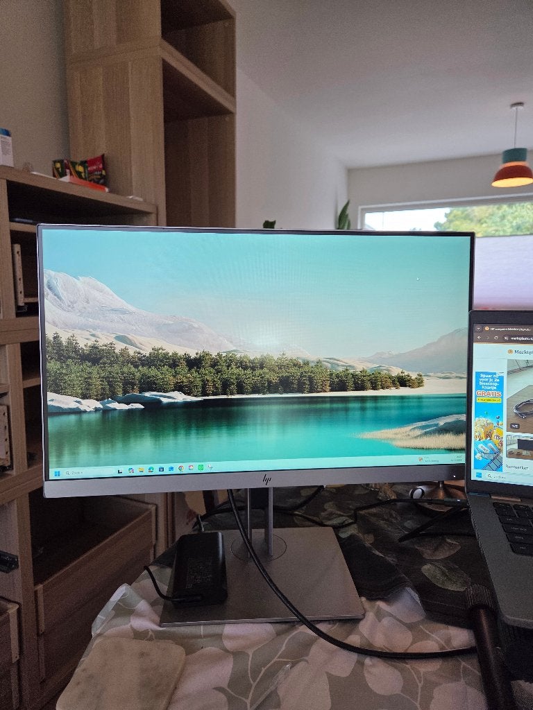 HP E27 G4 Monitor 27 inch - Zo goed als nieuw, Computers en Software, Ophalen, HDMI, Zo goed als nieuw, HP