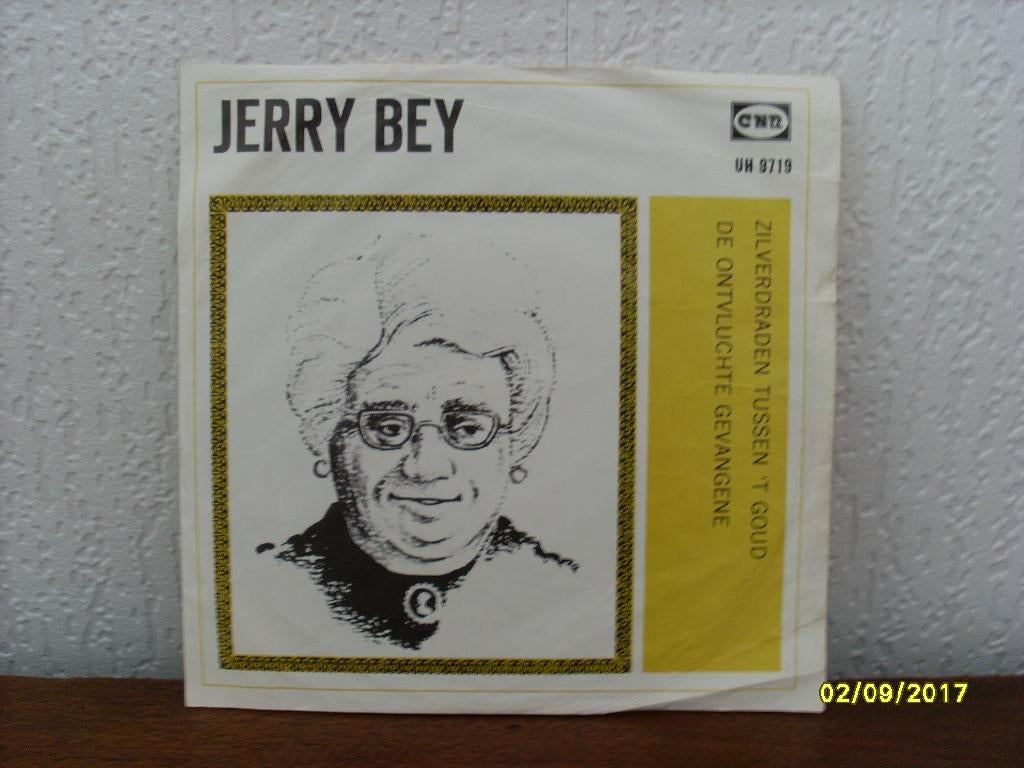 Jerry Bey - Zilverdraden Tussen' t Goud -----1763, Gebruikt, Verzenden, 7 inch, Single
