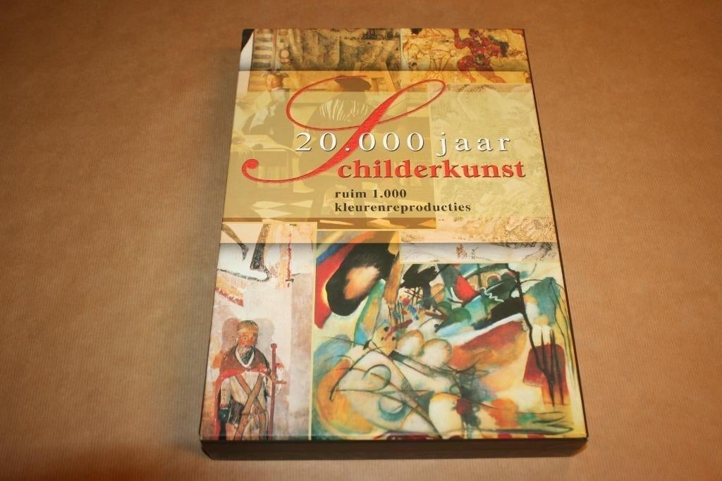 20.000 jaar Schilderkunst [in cassette] Kleurenreproducties, Ophalen of Verzenden, Zo goed als nieuw