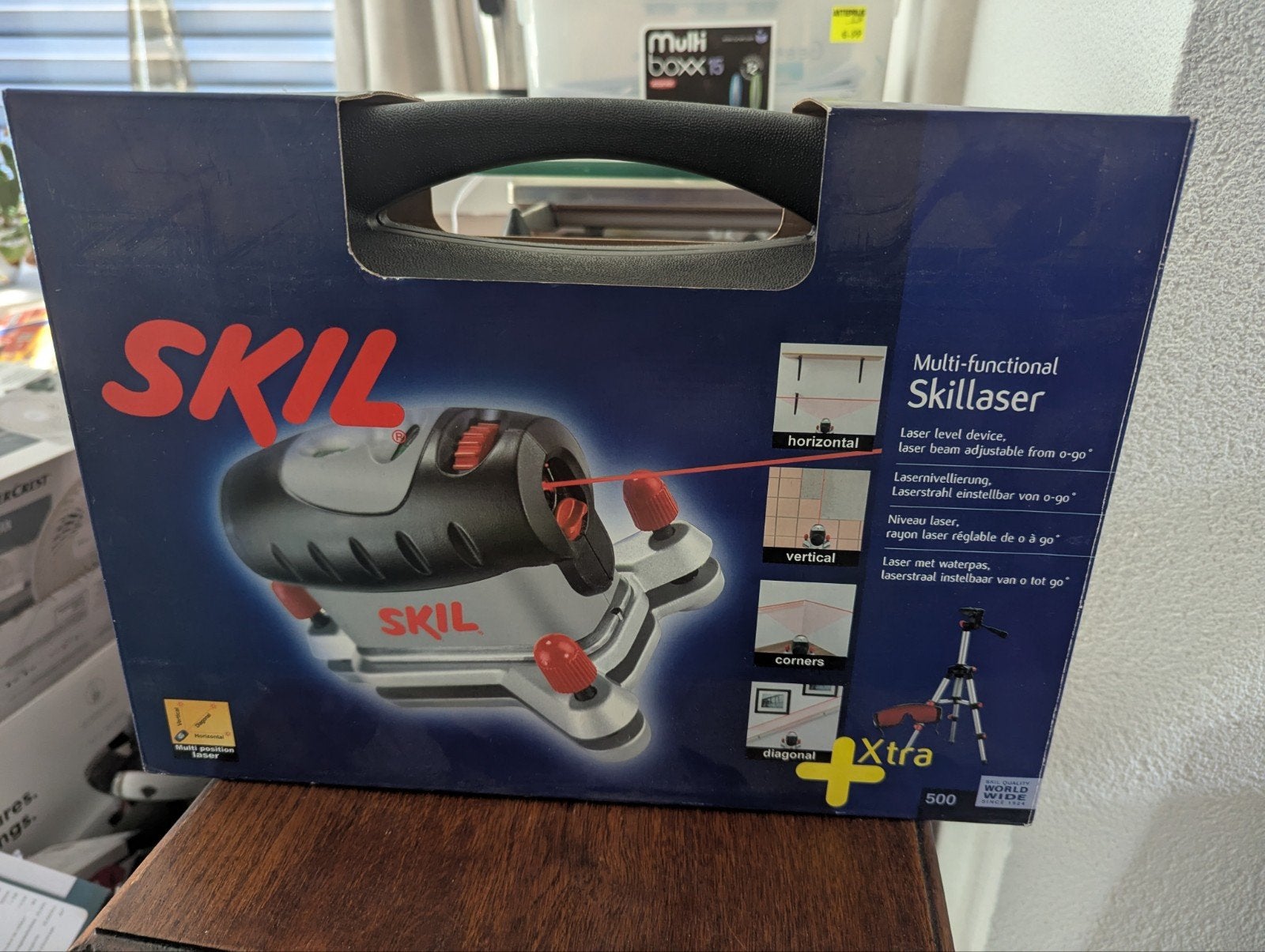 SKIL Multifunctionele Skil Laser met Statief en Bril, Ophalen