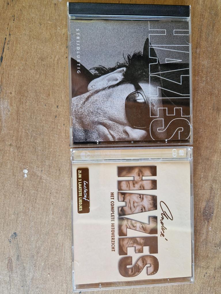 André Hazes CD's: Het Complete Hitoversicht & Strijdlustig, Ophalen of Verzenden, Gebruikt, Levenslied of Smartlap