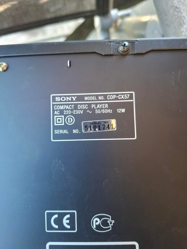 Sony CDP-CX57 Compact Disc Player - CD Wisselaar, Ophalen of Verzenden, Gebruikt, Sony, Wisselaar