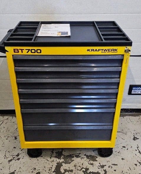 Kraftwerk BT700 Gereedschapswagen 111-delig VDE assortiment, Ophalen of Verzenden, Zo goed als nieuw