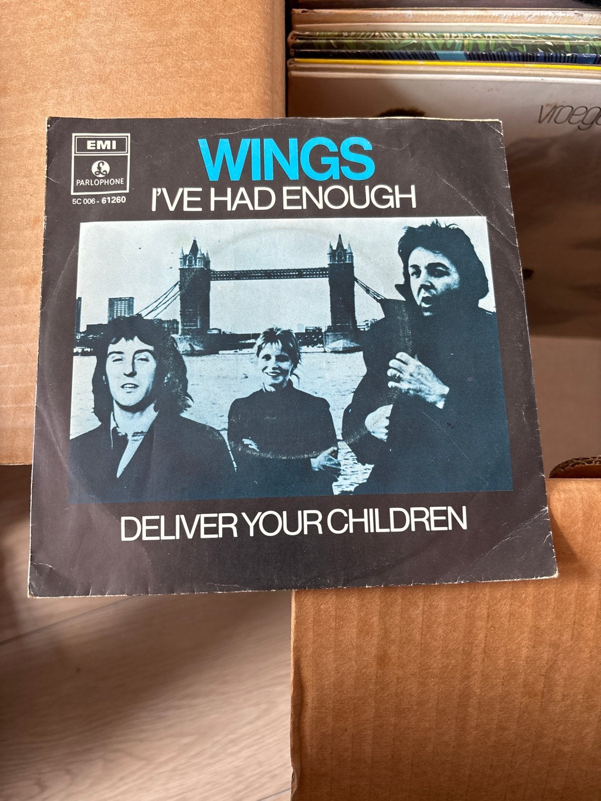 Wings - I've Had Enough / Deliver Your Children (7 inch), Gebruikt, 7 inch, Ophalen of Verzenden, Pop