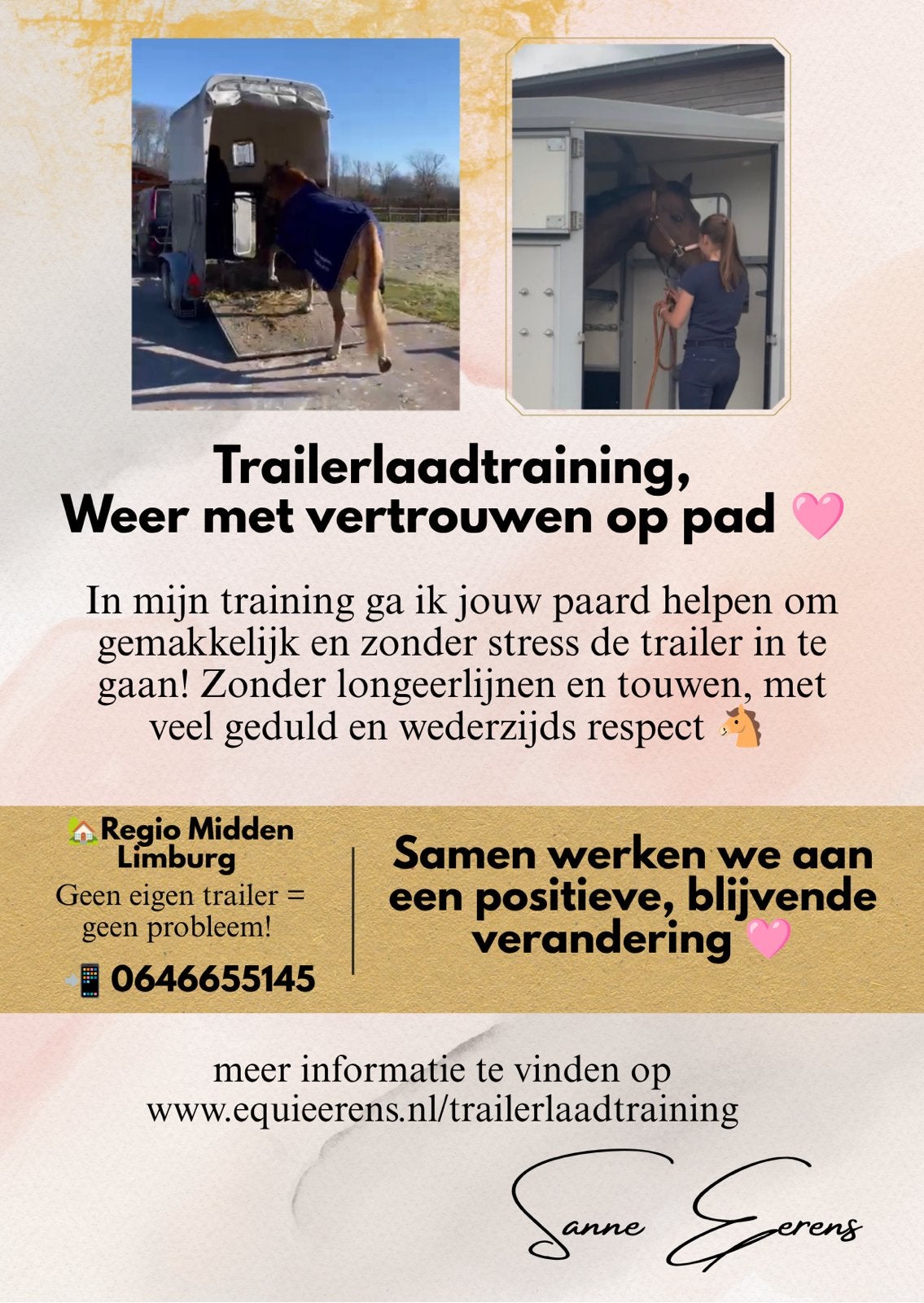 Trailerlaadtraining - Weer met vertrouwen op pad!, Gedragstraining
