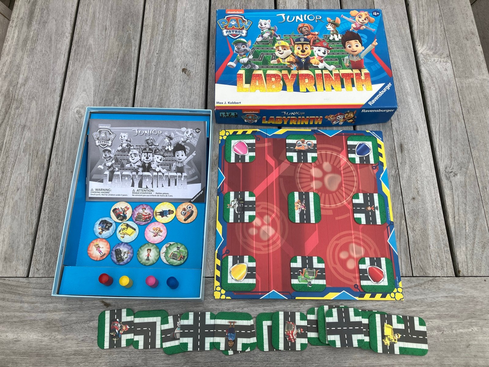 Paw Patrol Labyrinth Junior Bordspel Ravensburger, Drie of vier spelers, Ophalen of Verzenden, Zo goed als nieuw