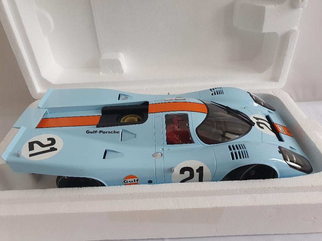 Porsche 917K 24h LeMans 1970 Gulf Minichamps 1:12, Hobby en Vrije tijd, Modelauto's | 1:5 tot 1:12, Ophalen of Verzenden, Nieuw