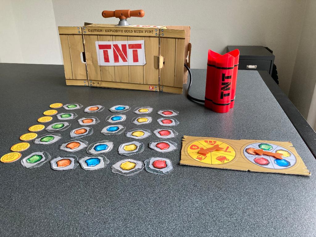 TNT Spel - Explosief Goudkoorts Plezier!, Hobby en Vrije tijd, Gezelschapsspellen | Bordspellen, Een of twee spelers, Ophalen of Verzenden