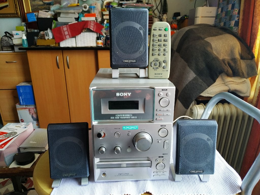Sony HCD-CP101 Micro Hi-Fi – CD, Cassette en Radio, Ophalen of Verzenden, Gebruikt, Tuner of Radio, Sony
