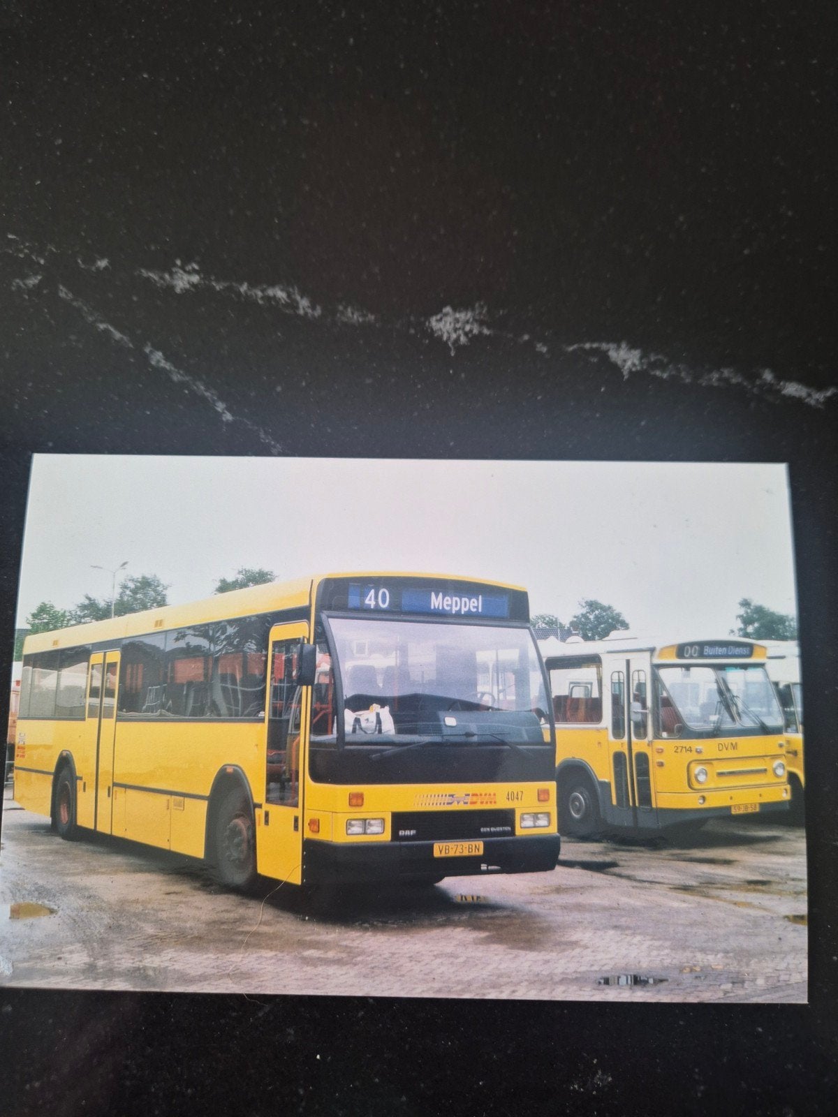 Foto 10x15 bus DVM 4047, Ophalen of Verzenden, Zo goed als nieuw, Bus of Metro, Overige typen