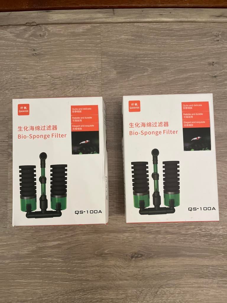 Bio sponse filter 2 stuks, Ophalen of Verzenden, Inclusief toebehoren, Nieuw, Filter