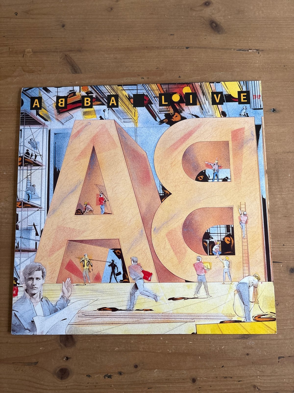 ABBA Live LP - Popmuziek uit 1986, LP, Gebruikt, Pop, Ophalen of Verzenden