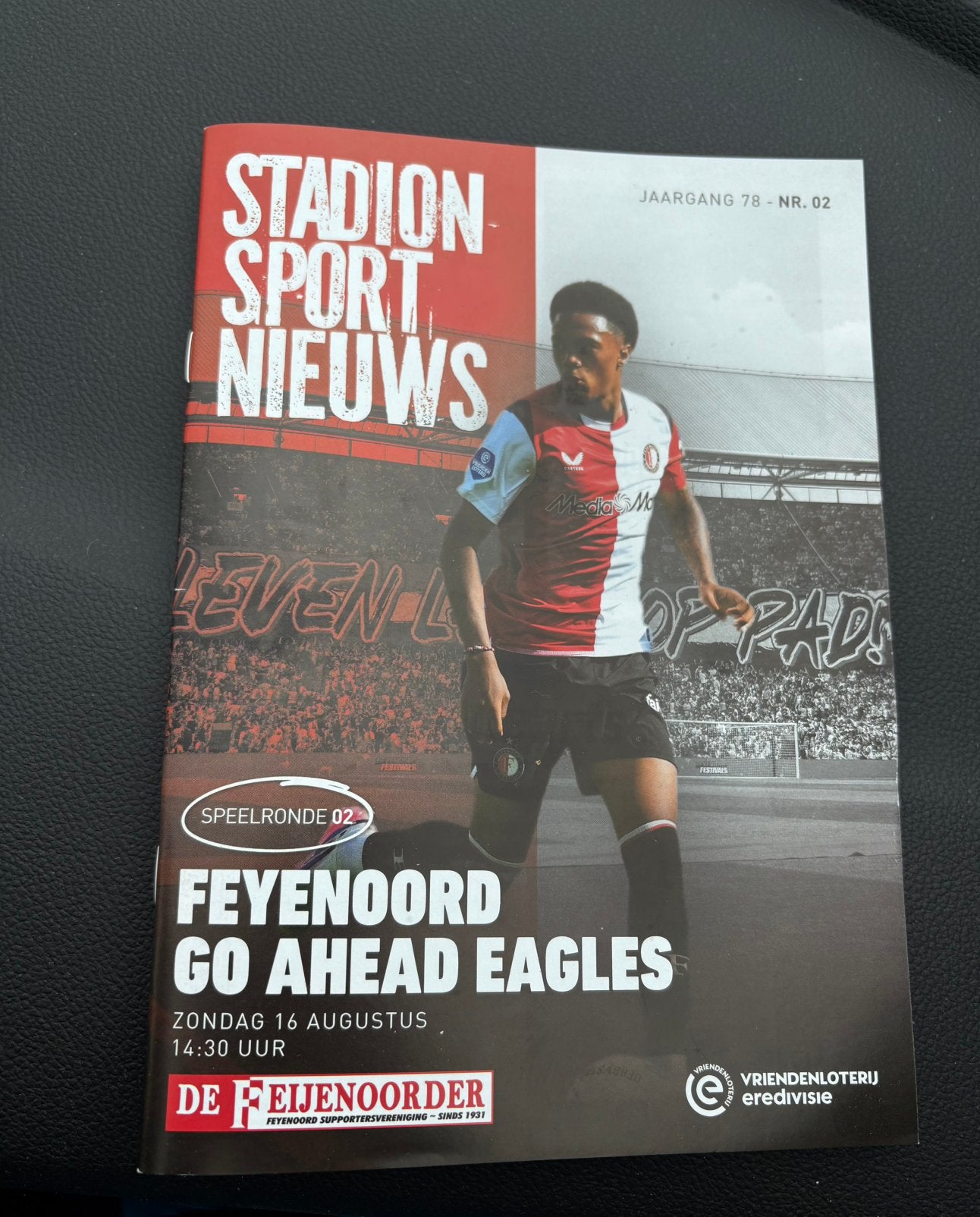 Programmaboekje Feyenoord - Go Ahead Eagles, Ophalen of Verzenden, Nieuw, Feyenoord, Boek of Tijdschrift