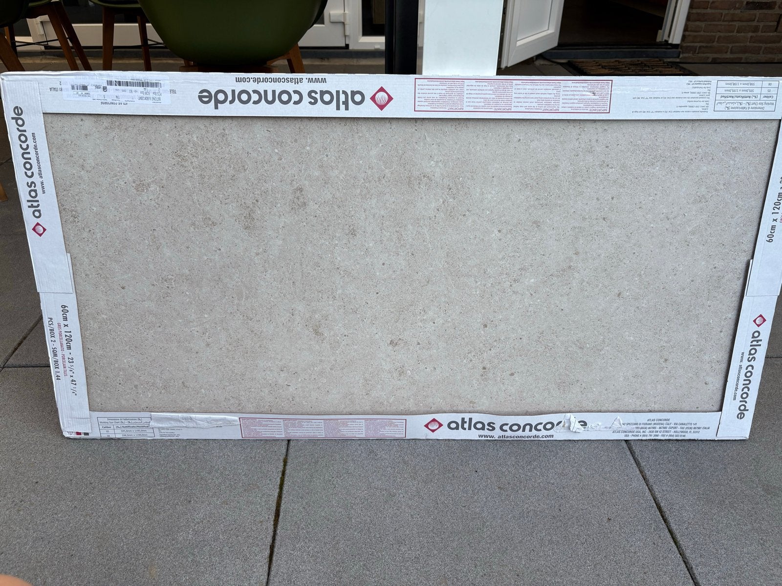 AC Boston Stone Ivory 60X120MT tegels, Ophalen, 60 cm of meer, Keramiek, Nieuw