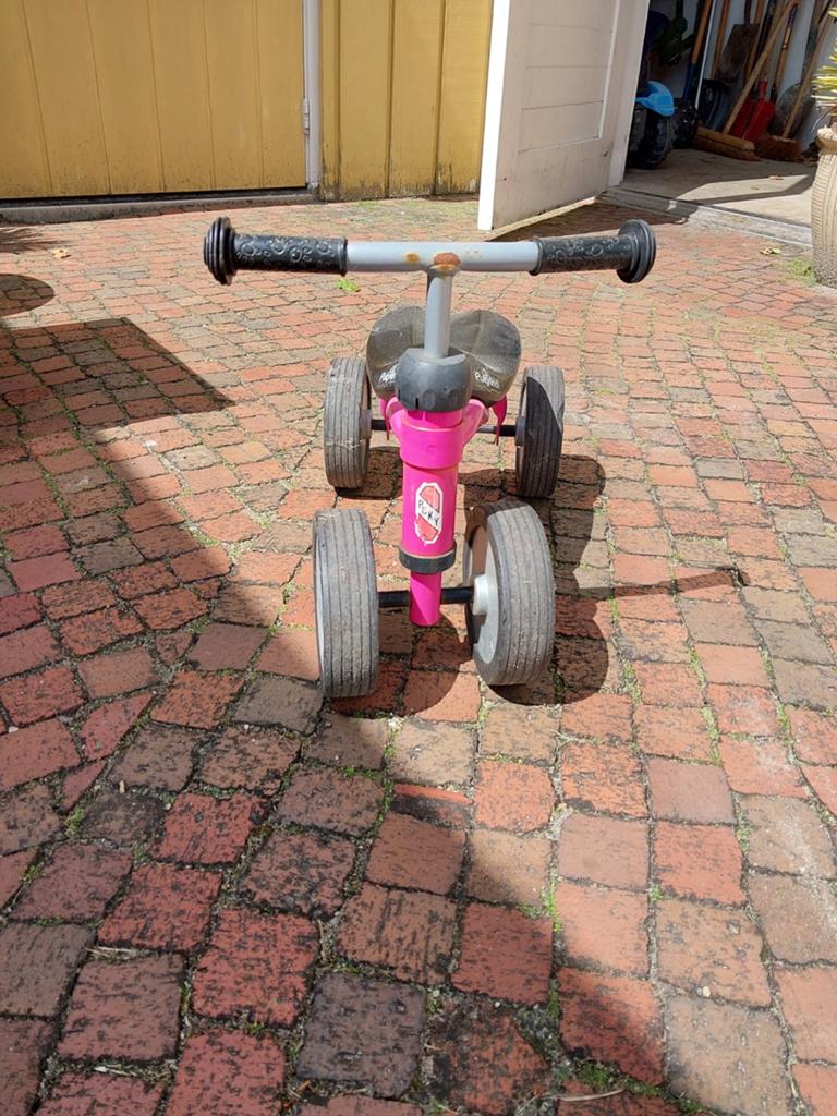 Roze Puky loopfiets met 4 wielen, Ophalen, Gebruikt, Loopfiets