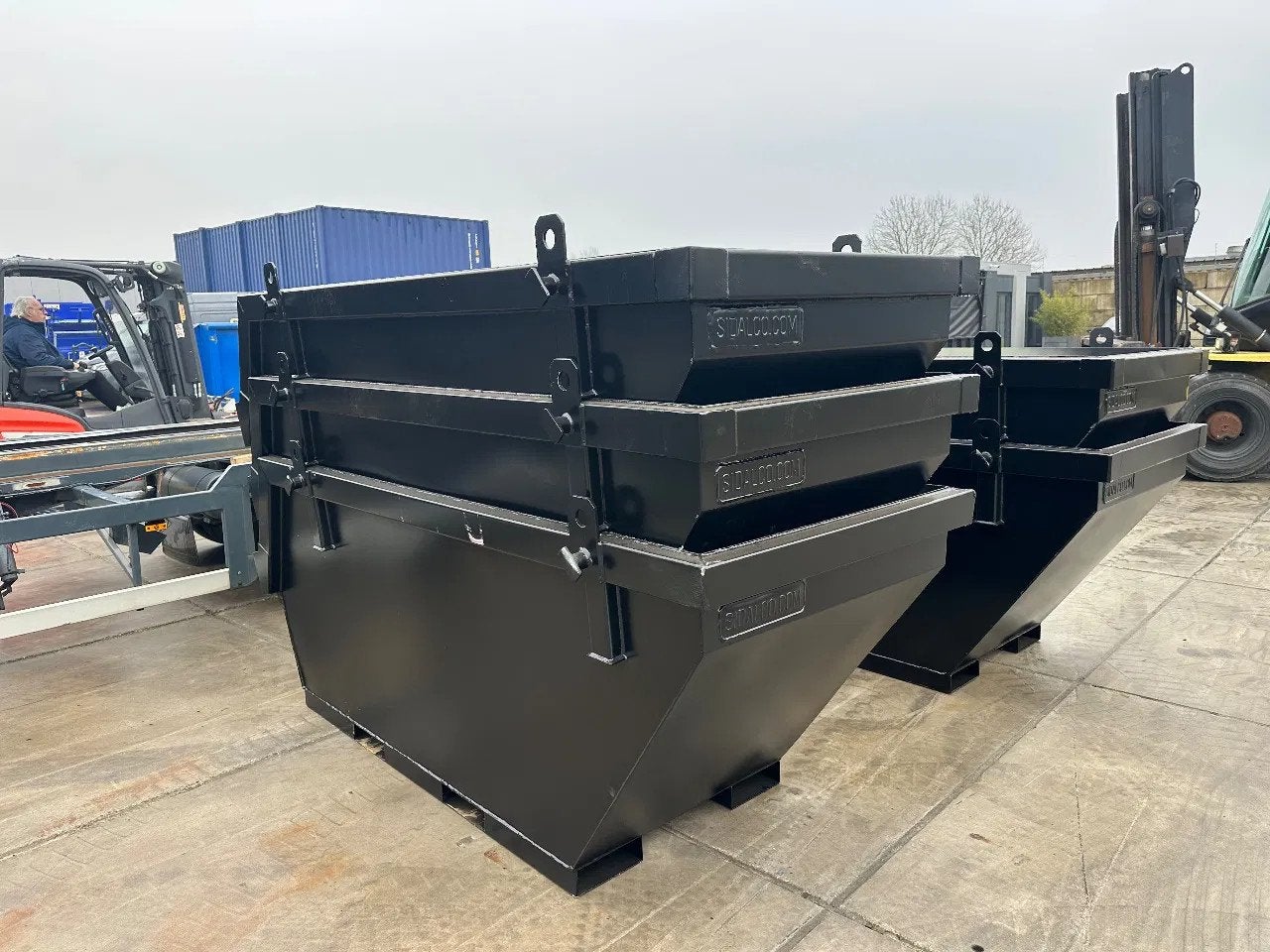 Sidalco 2 m3 portaalarm met lepelgaten (bj 2025)