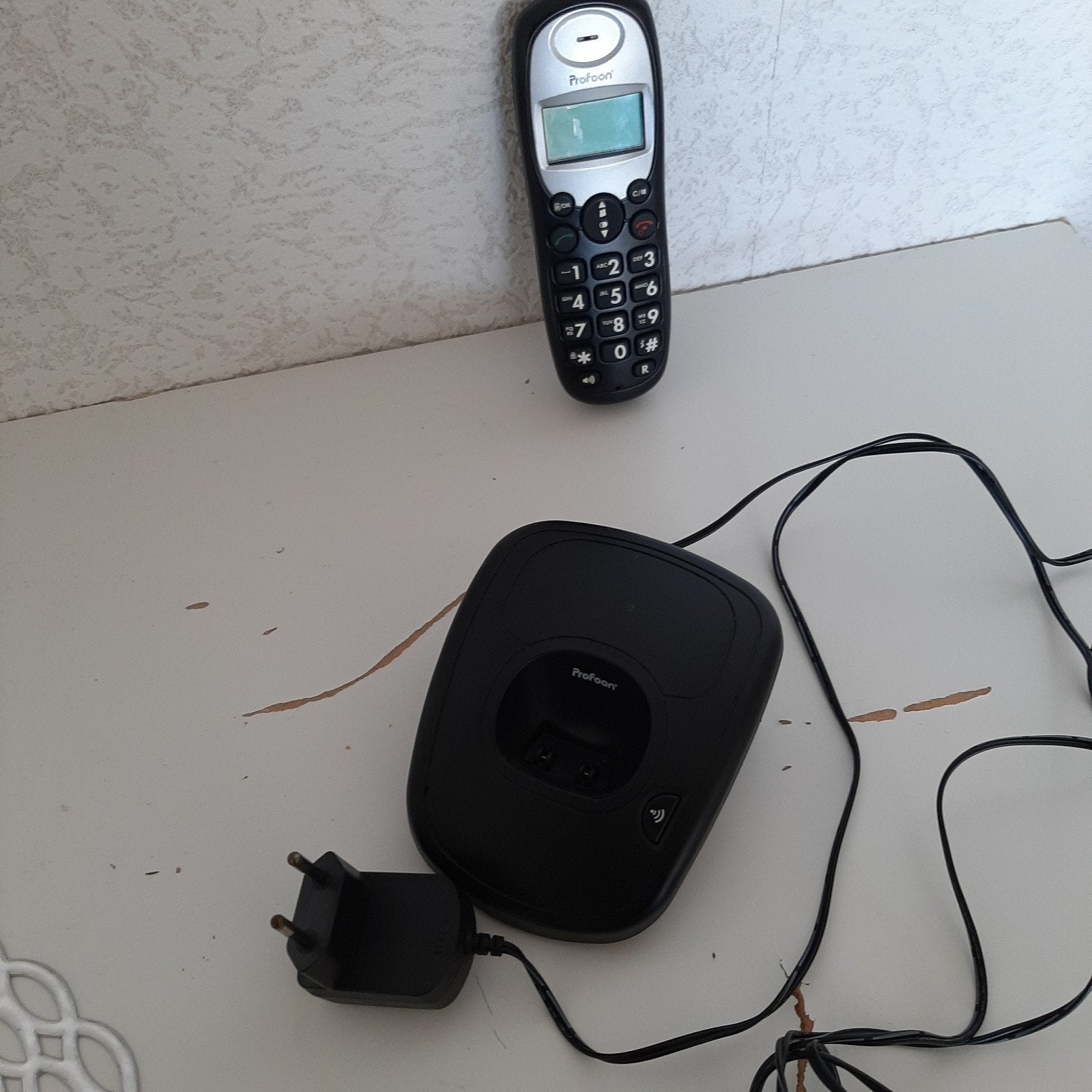Profoon PDX-6400 DECT Telefoon met Oplader, Ophalen of Verzenden, Gebruikt, 1 handset