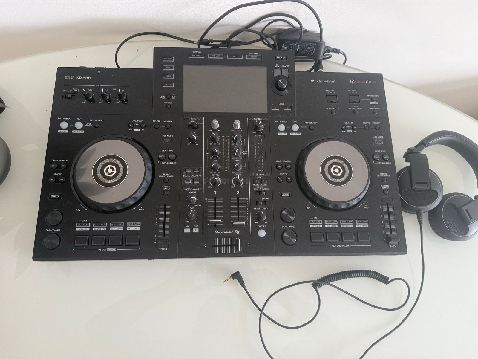 Pioneer XDJ-RR DJ-set met koptelefoon en beschermhoes, Muziek en Instrumenten, Ophalen, Zo goed als nieuw, Dj-set, Pioneer