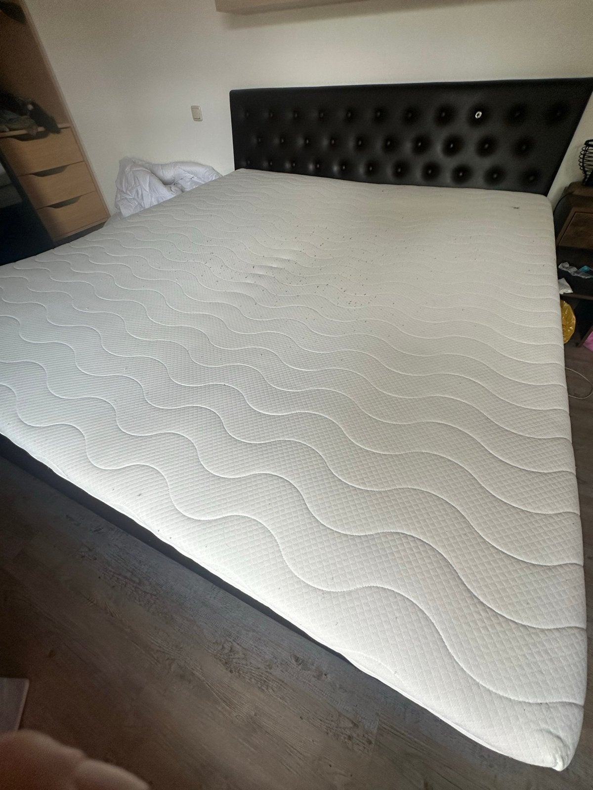 Tweepersoonsbed 180x220 met verstelbare bedbodems, Tweepersoons, Ophalen of Verzenden, 180 cm, 220 cm