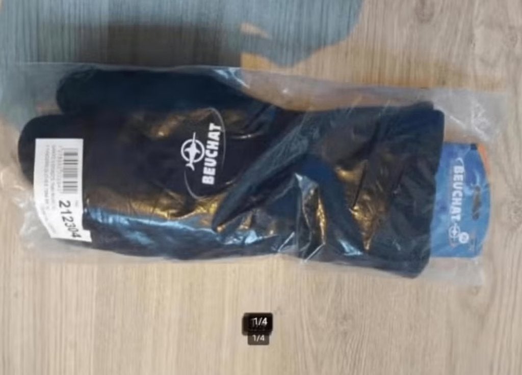 Beuchat duikhandschoenen maat XL met 3 vingers 7mm nieuw, Nieuw, Ophalen of Verzenden, Duikpak