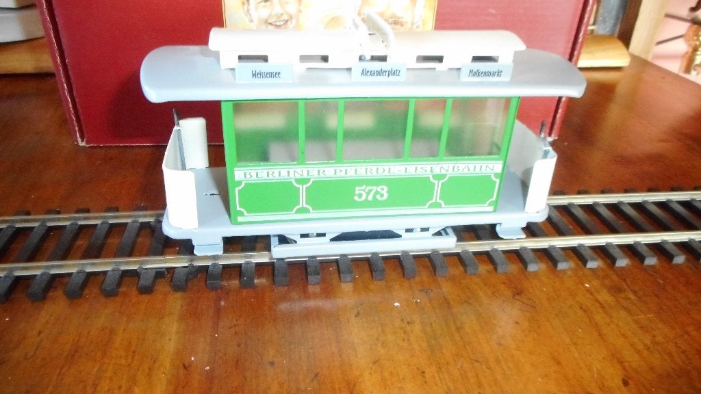 SPOOR 0 LEHNHARDT; Berliner paardentram wagon nr 573 in ovp, Overige merken, Gelijkstroom, Wagon, Ophalen of Verzenden
