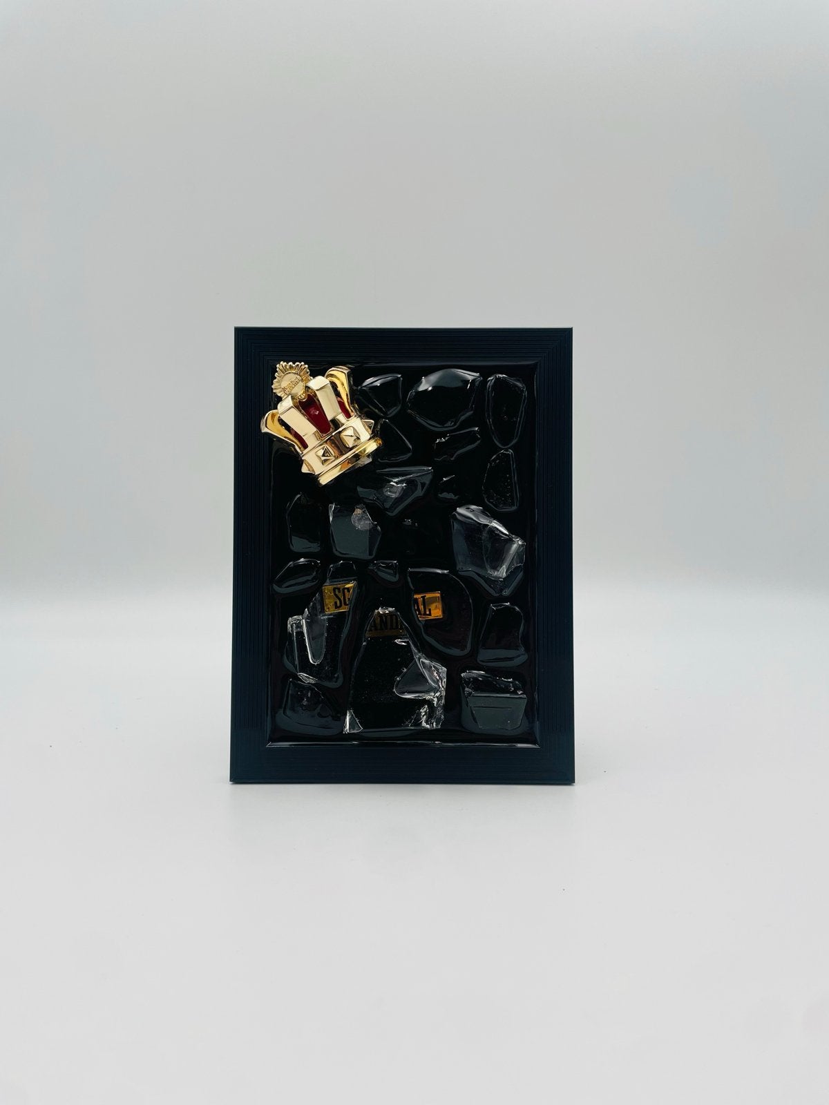 Scandal parfum gebroken fles kunstwerk, Ophalen of Verzenden