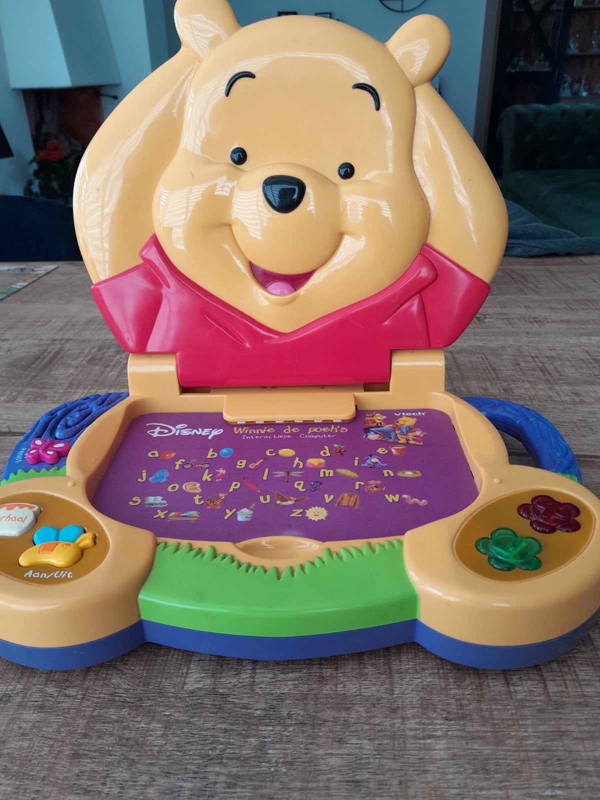 VTech Winnie de Poeh Interactieve Computer, Kinderen en Baby's, Speelgoed | Educatief en Creatief, Ophalen of Verzenden, Gebruikt