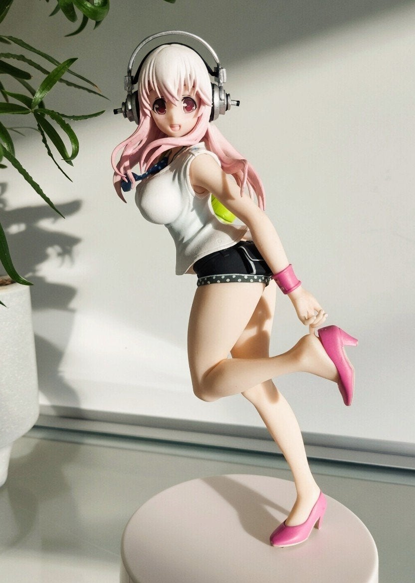 Super Sonico Daily Life Anime Figuur, Ophalen of Verzenden, Gebruikt