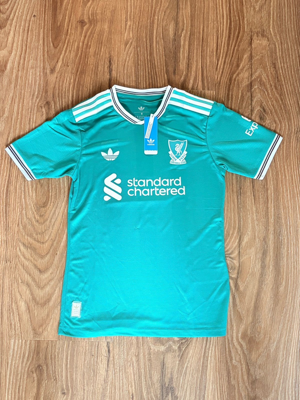 Liverpool FC Adidas Retro Voetbalshirt M. Salah #11, Ophalen of Verzenden, Nieuw, Maat 48/50 (M), Groen