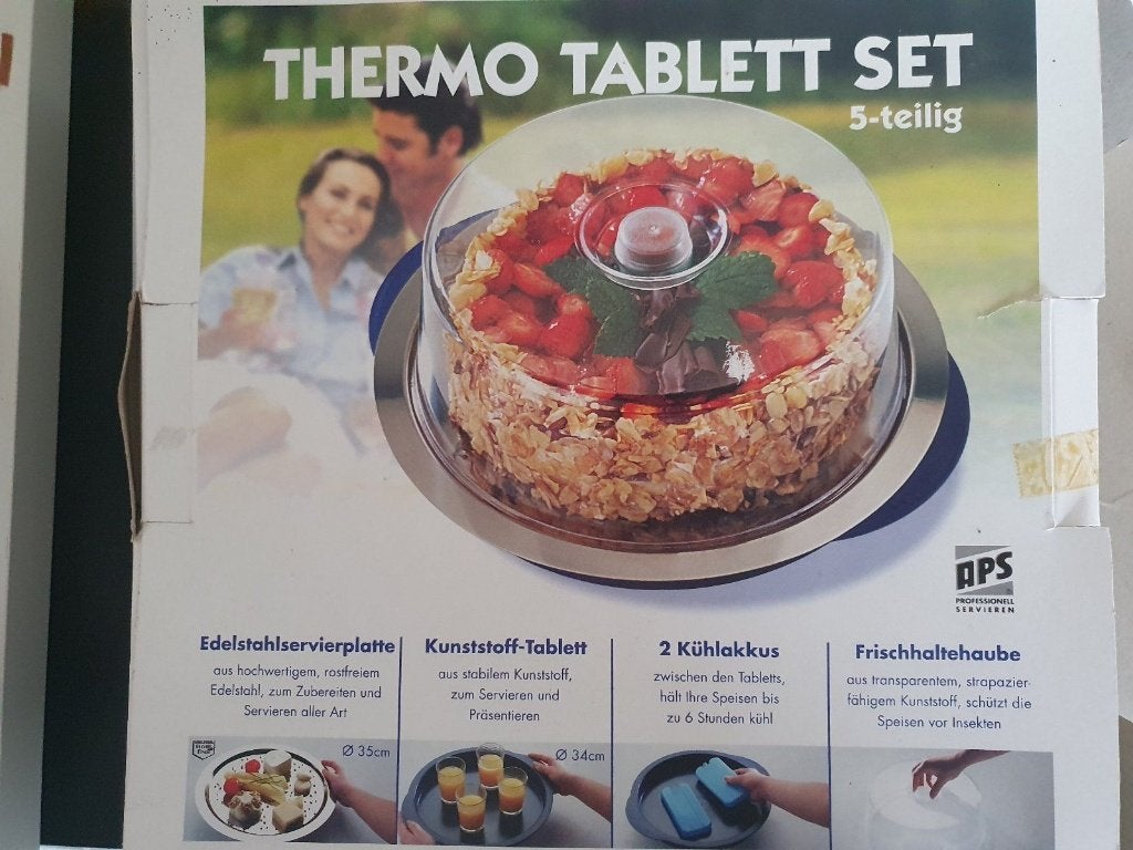 Taartplateau Thermoset APS Thermo Tablett Set, Huis en Inrichting, Ophalen of Verzenden, Nieuw