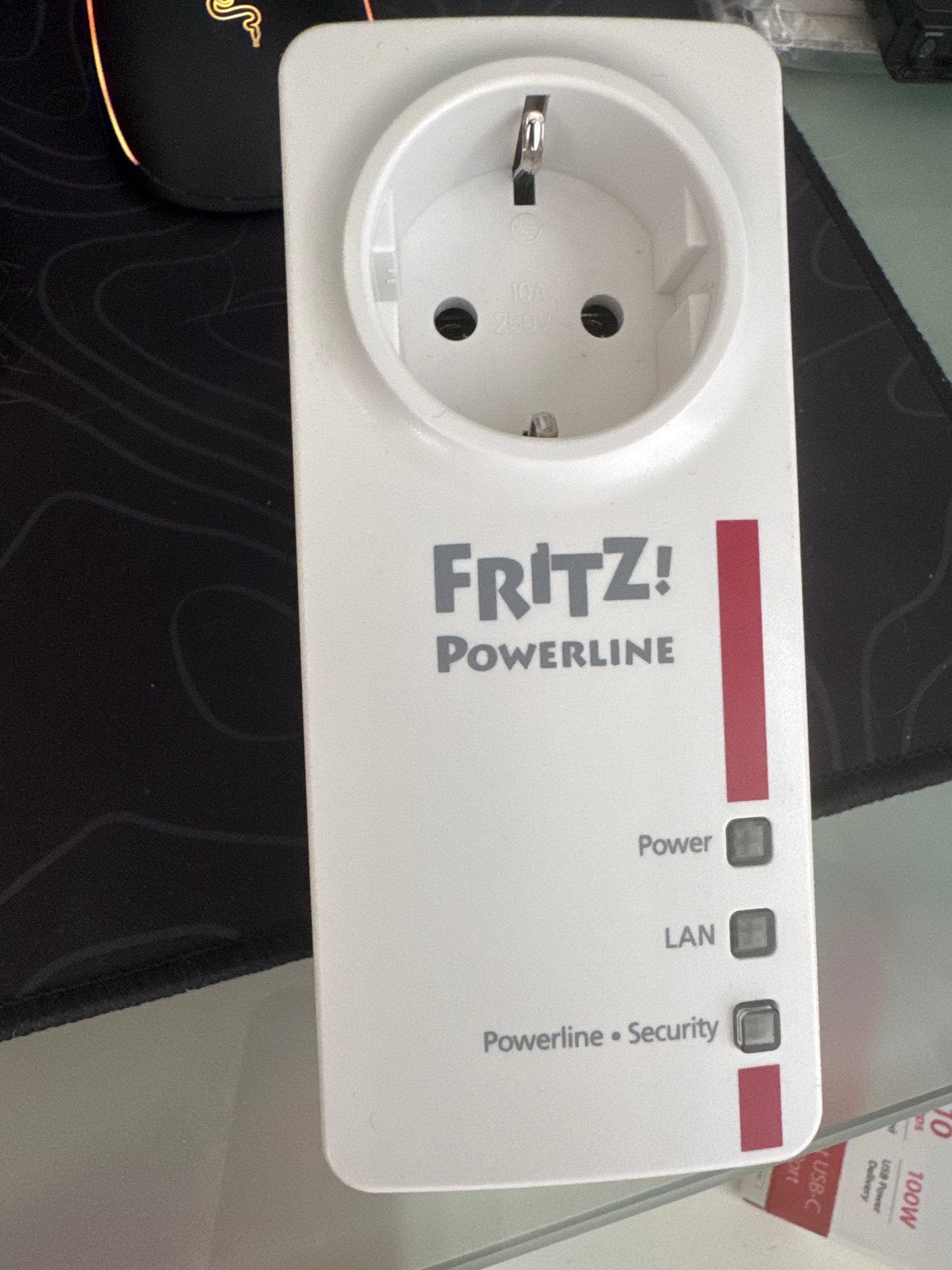FRITZ!Powerline 1220E Powerline Adapter, Computers en Software, Powerlines, Ophalen of Verzenden, Zo goed als nieuw