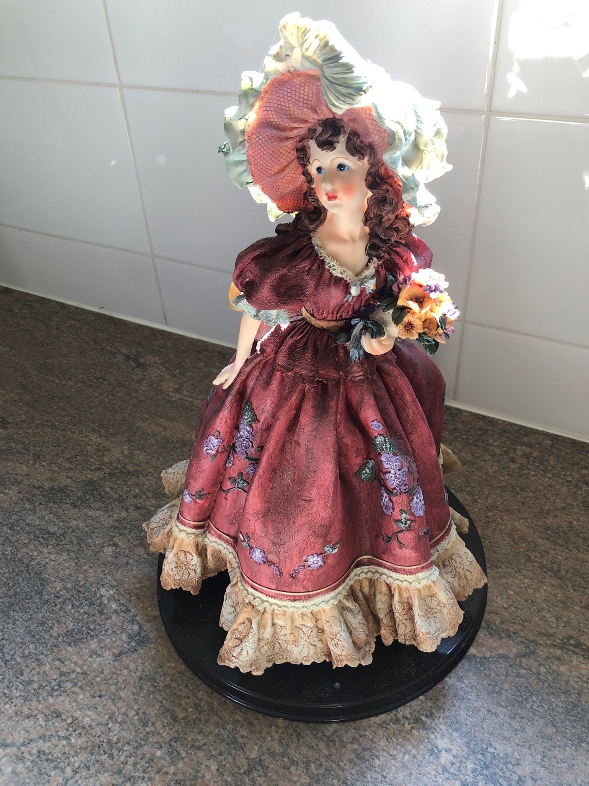 Vintage Victoriaanse Dame Beeldje - Onbeschadigd, Ophalen of Verzenden, Gebruikt, Overige typen