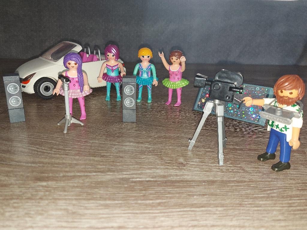 Playmobil Pop Band foto-/videograaf en auto, Ophalen, Zo goed als nieuw