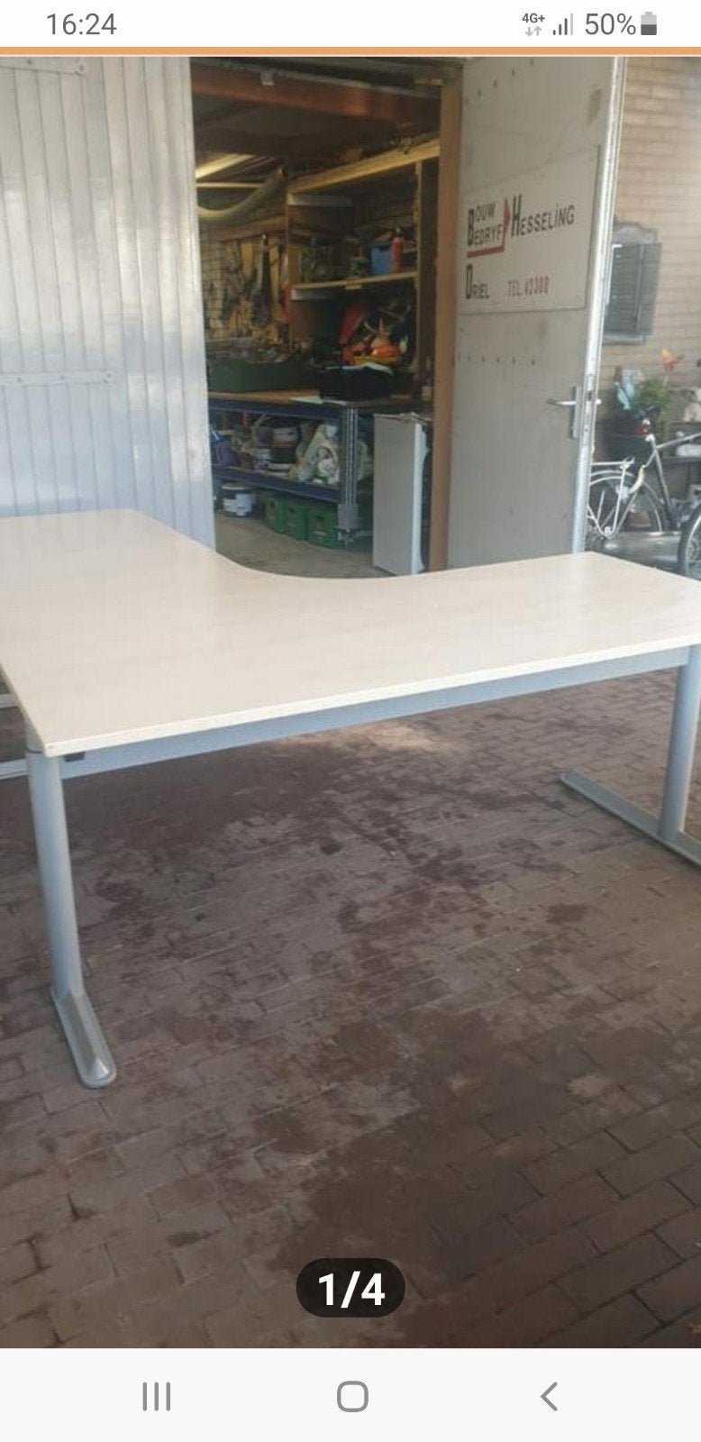 2 delig bureau,  1 deel zie foto en af metingen, Huis en Inrichting, Ophalen of Verzenden, Gebruikt