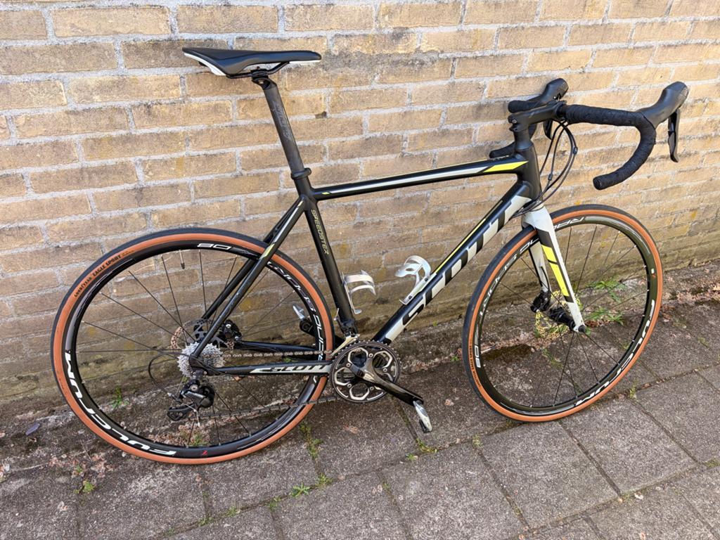 Scott Speedster 10 Disc racefiets - Maat L (56cm), 28 inch, Gebruikt, Meer dan 20 versnellingen, Schijfrem