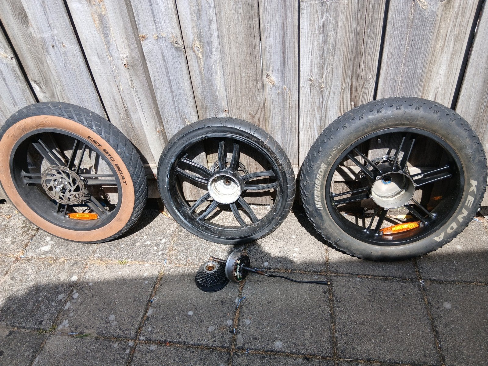 fatbike wielen, Fietsen en Brommers, Elektrische fietsen, Ophalen, Gebruikt, Overige merken