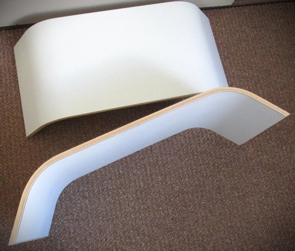 Monitor Standaard~Ikea Sigfinn Bamboe~Wit~2x~Monitor, Computers en Software, Laptopstandaarden, Ophalen of Verzenden, Zo goed als nieuw